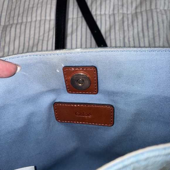 Chloe small tote denim - Picture 5 of 6